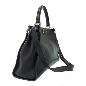 Fendi Regular Leather Peekaboo Shoulder Bag